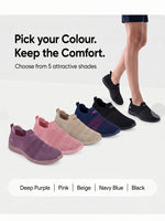 Load image into Gallery viewer, ADDA SOFTWALK-2 Women Comfortable &amp; Breathable Knit Walking Sneakers