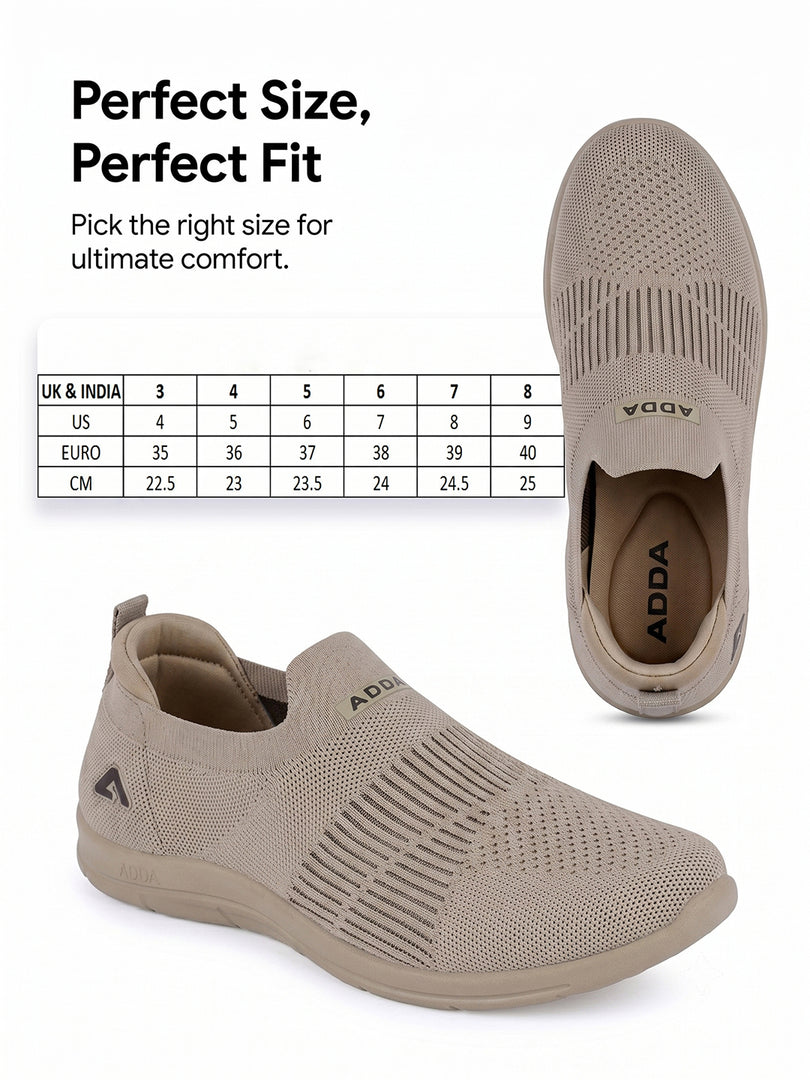 ADDA SOFTWALK-2 Women Comfortable & Breathable Knit Walking Sneakers