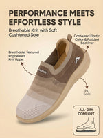 Load image into Gallery viewer, ADDA STAR-1 Women Comfortable &amp; Breathable Knit Walking Sneakers