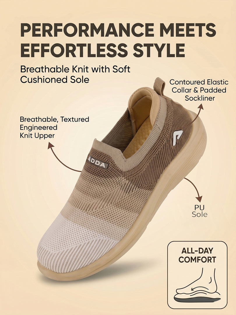 ADDA STAR-1 Women Comfortable & Breathable Knit Walking Sneakers