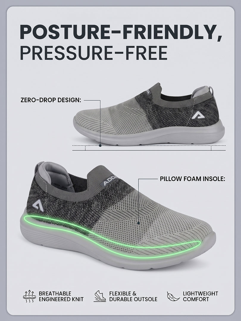 ADDA STAR-1 Women Comfortable & Breathable Knit Walking Sneakers