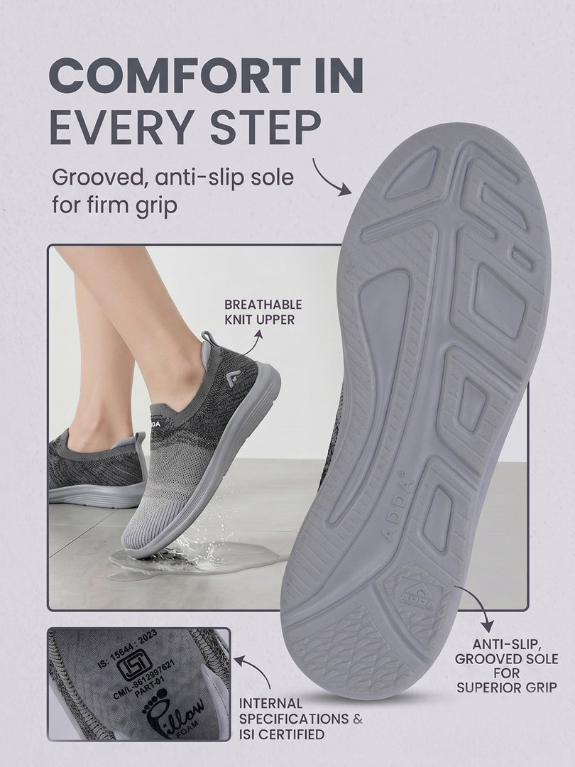 ADDA STAR-1 Women Comfortable & Breathable Knit Walking Sneakers