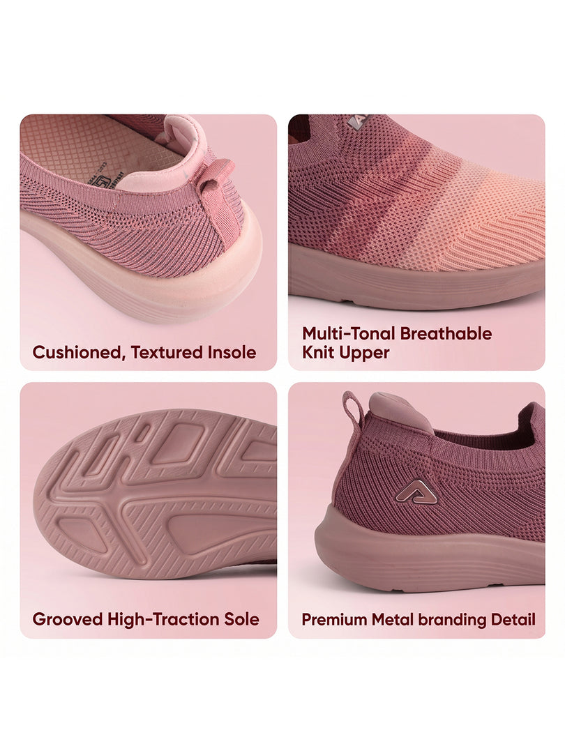 ADDA STAR-1 Women Comfortable & Breathable Knit Walking Sneakers
