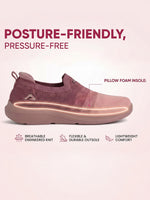 Load image into Gallery viewer, ADDA STAR-1 Women Comfortable &amp; Breathable Knit Walking Sneakers