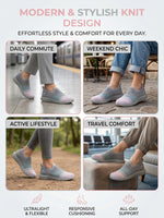 Load image into Gallery viewer, ADDA STAR-1 Women Comfortable &amp; Breathable Knit Walking Sneakers