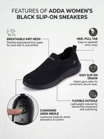 Load image into Gallery viewer, ADDA STAR-2 Women Comfortable &amp; Breathable Knit Walking Sneakers