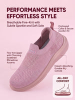 Load image into Gallery viewer, ADDA STAR-2 Women Comfortable &amp; Breathable Knit Walking Sneakers