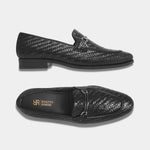 Load image into Gallery viewer, Rosetto Romero Blaze Handcrafted Woven Penny Loafers For Men