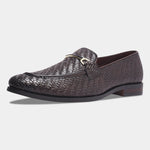Load image into Gallery viewer, Rosetto Romero Blaze Handcrafted Woven Penny Loafers For Men
