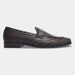 Load image into Gallery viewer, Rosetto Romero Blaze Handcrafted Woven Penny Loafers For Men
