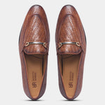 Load image into Gallery viewer, Rosetto Romero Blaze Handcrafted Woven Penny Loafers For Men