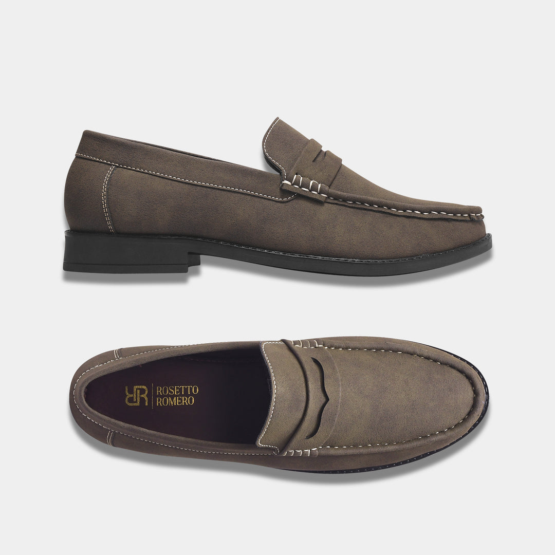 Rosetto Romero Charls Suede Loafers For Men