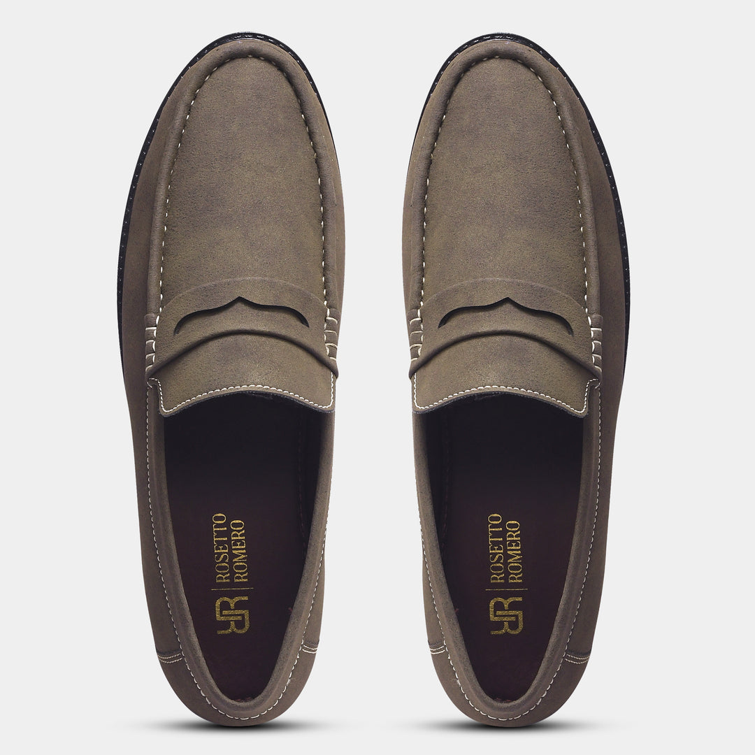 Rosetto Romero Charls Suede Loafers For Men