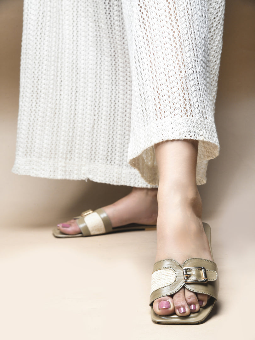Peek Charm Interlocked Flats