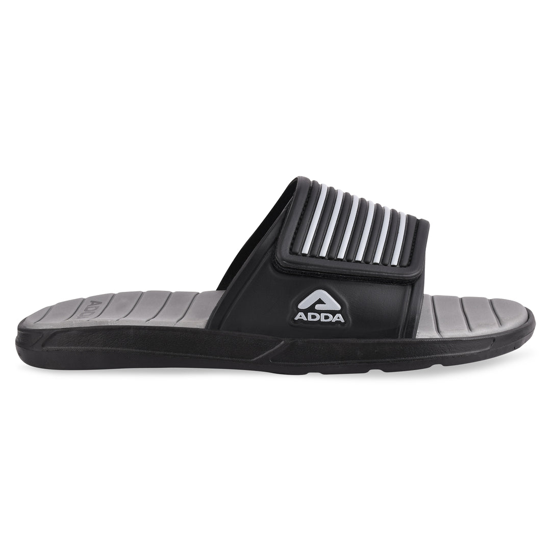 ADDA COMFORT PLUS Striped Slide For Men