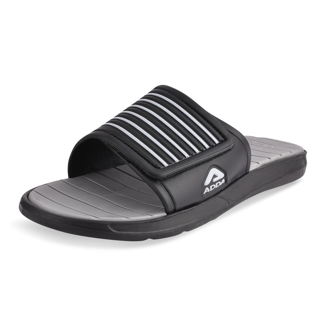 ADDA COMFORT PLUS Striped Slide For Men