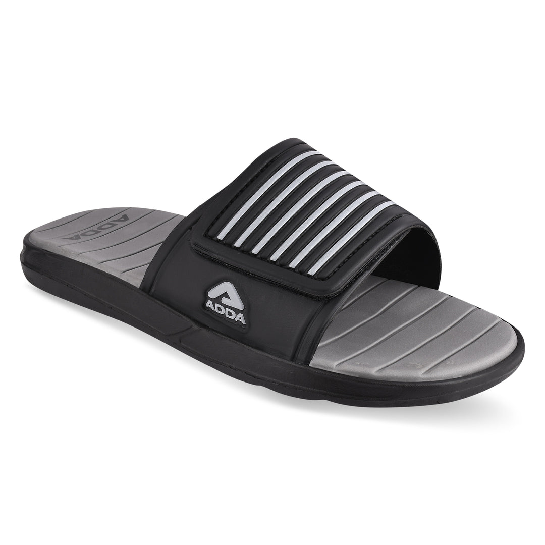 Adda Slides ADDA COMFORT PLUS Striped Slide For Men – The Superkart
