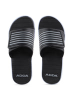Load image into Gallery viewer, ADDA COMFORT PLUS Striped Slide For Men
