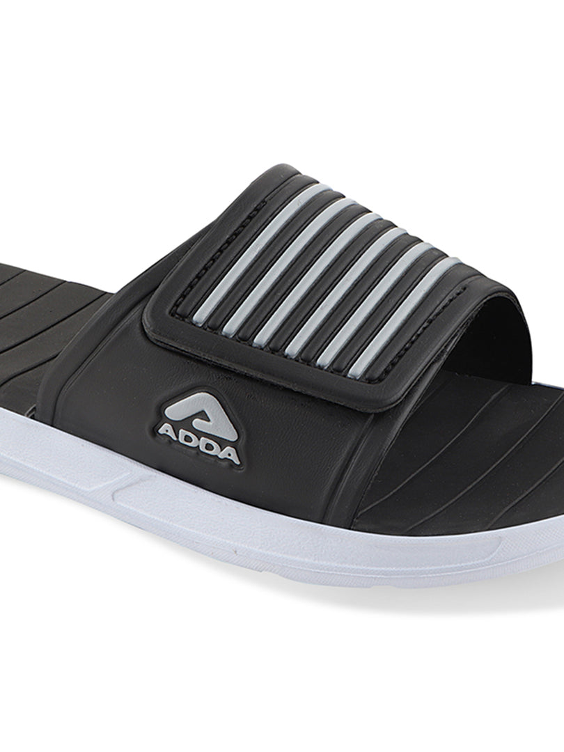 Adda Slides ADDA COMFORT PLUS Striped Slide For Men – The Superkart