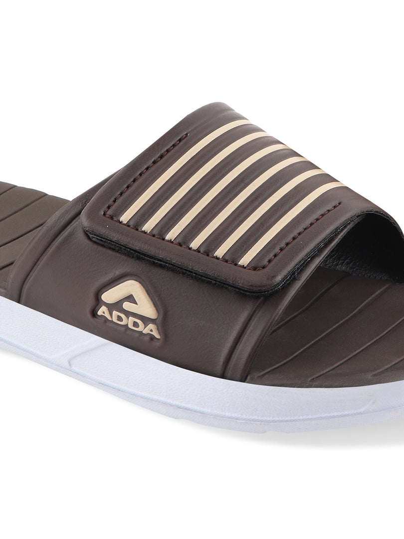 ADDA COMFORT PLUS Striped Slide For Men