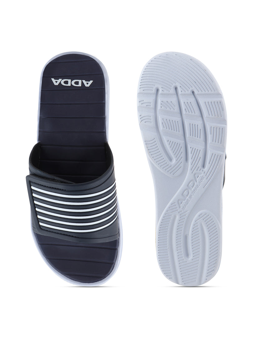 ADDA COMFORT PLUS Striped Slide For Men
