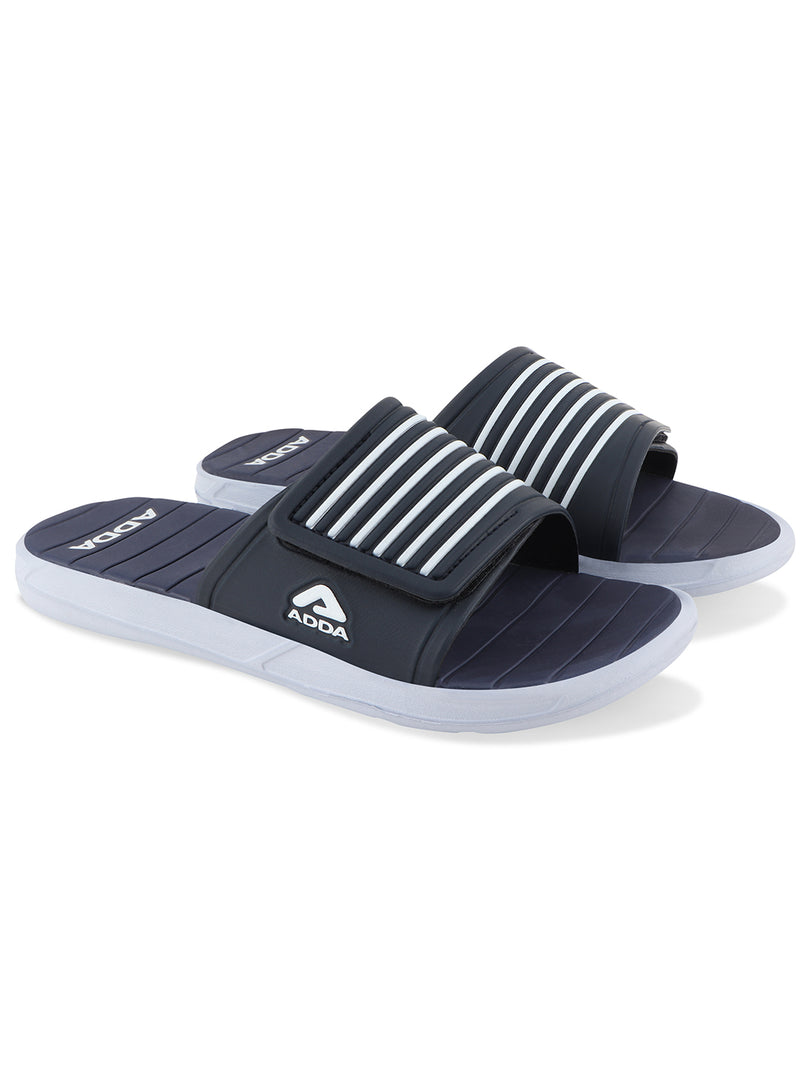 ADDA COMFORT PLUS Striped Slide For Men