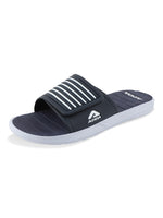 Load image into Gallery viewer, ADDA COMFORT PLUS Striped Slide For Men
