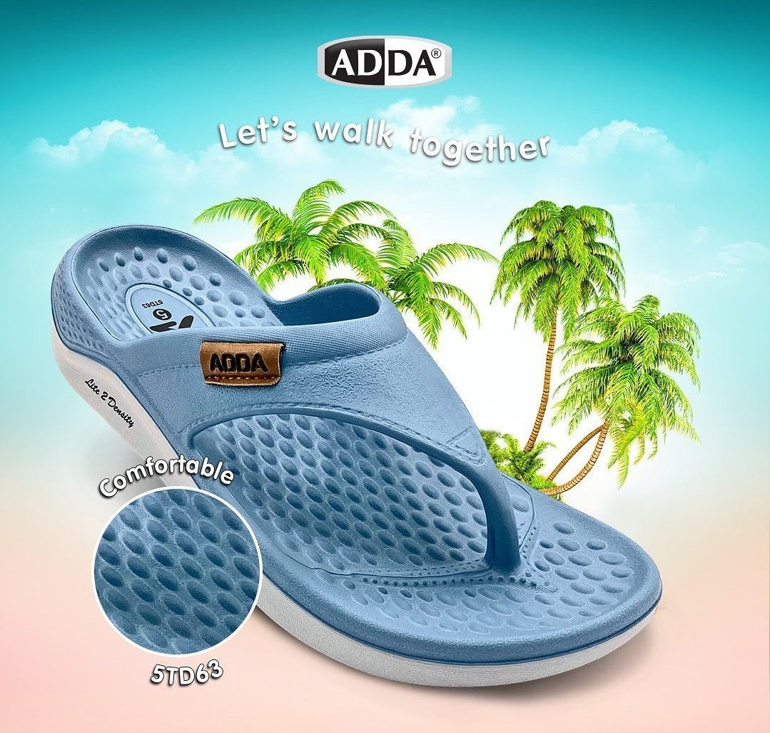 ADDA COMFY-1 Solid Thong Slipper For Women