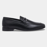 Load image into Gallery viewer, WAVEWALKER AMAZE Men Faux Leather Black Slip-On Loafers