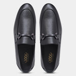 Load image into Gallery viewer, WAVEWALKER AMAZE Men Faux Leather Black Slip-On Loafers
