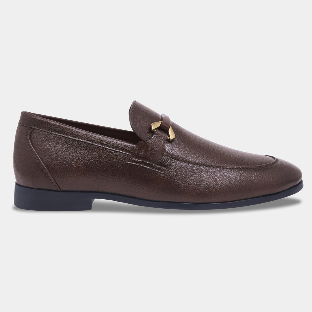 WAVEWALKER AMAZE Men Faux Leather Black Slip-On Loafers