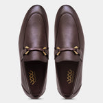 Load image into Gallery viewer, WAVEWALKER AMAZE Men Faux Leather Black Slip-On Loafers
