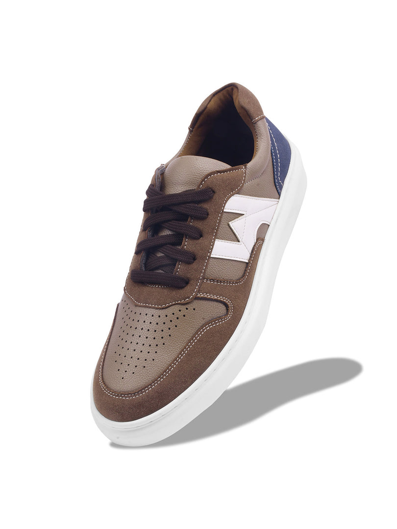 WAVEWALKER KILLER-3 Men Faux Leather Blue Casual Lace-Ups Shoes