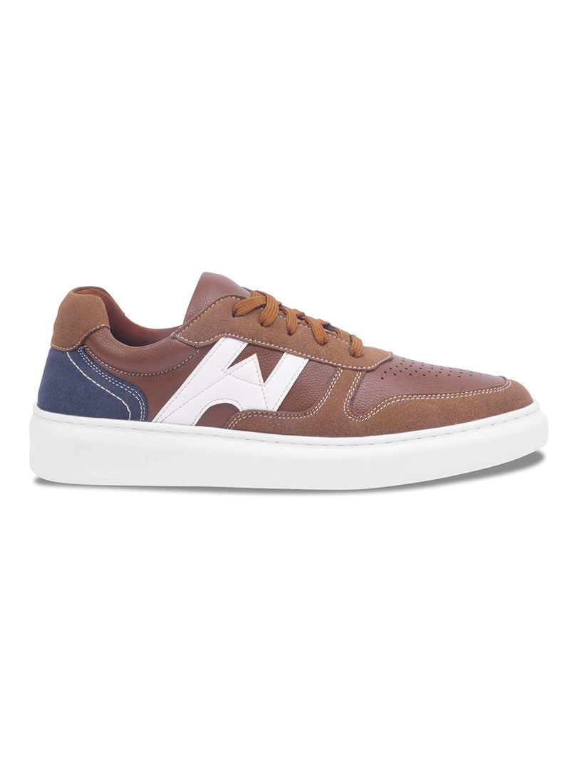 WAVEWALKER KILLER-3 Men Faux Leather Blue Casual Lace-Ups Shoes