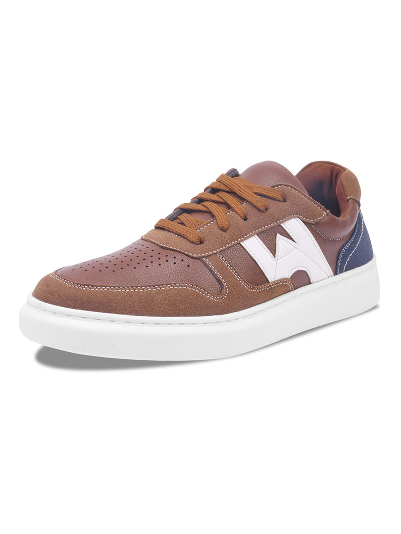 WAVEWALKER KILLER-3 Men Faux Leather Blue Casual Lace-Ups Shoes
