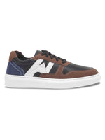 Load image into Gallery viewer, WAVEWALKER KILLER-3 Men Faux Leather Blue Casual Lace-Ups Shoes