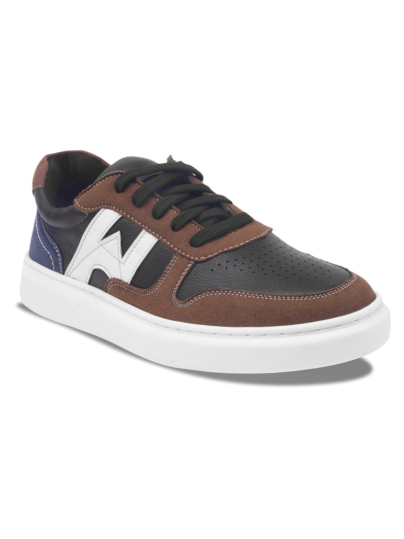 WAVEWALKER KILLER-3 Men Faux Leather Blue Casual Lace-Ups Shoes