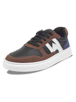 Load image into Gallery viewer, WAVEWALKER KILLER-3 Men Faux Leather Blue Casual Lace-Ups Shoes