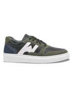Load image into Gallery viewer, WAVEWALKER KILLER-3 Men Faux Leather Blue Casual Lace-Ups Shoes