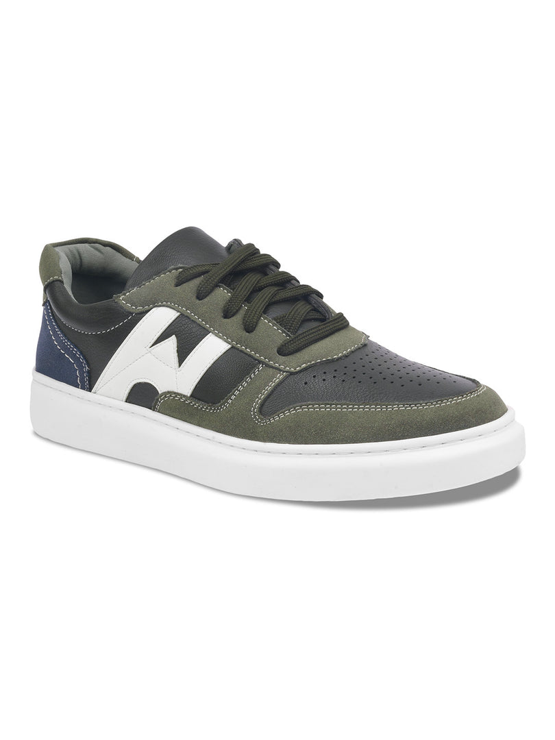 WAVEWALKER KILLER-3 Men Faux Leather Blue Casual Lace-Ups Shoes