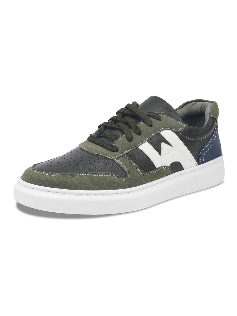 WAVEWALKER KILLER-3 Men Faux Leather Blue Casual Lace-Ups Shoes