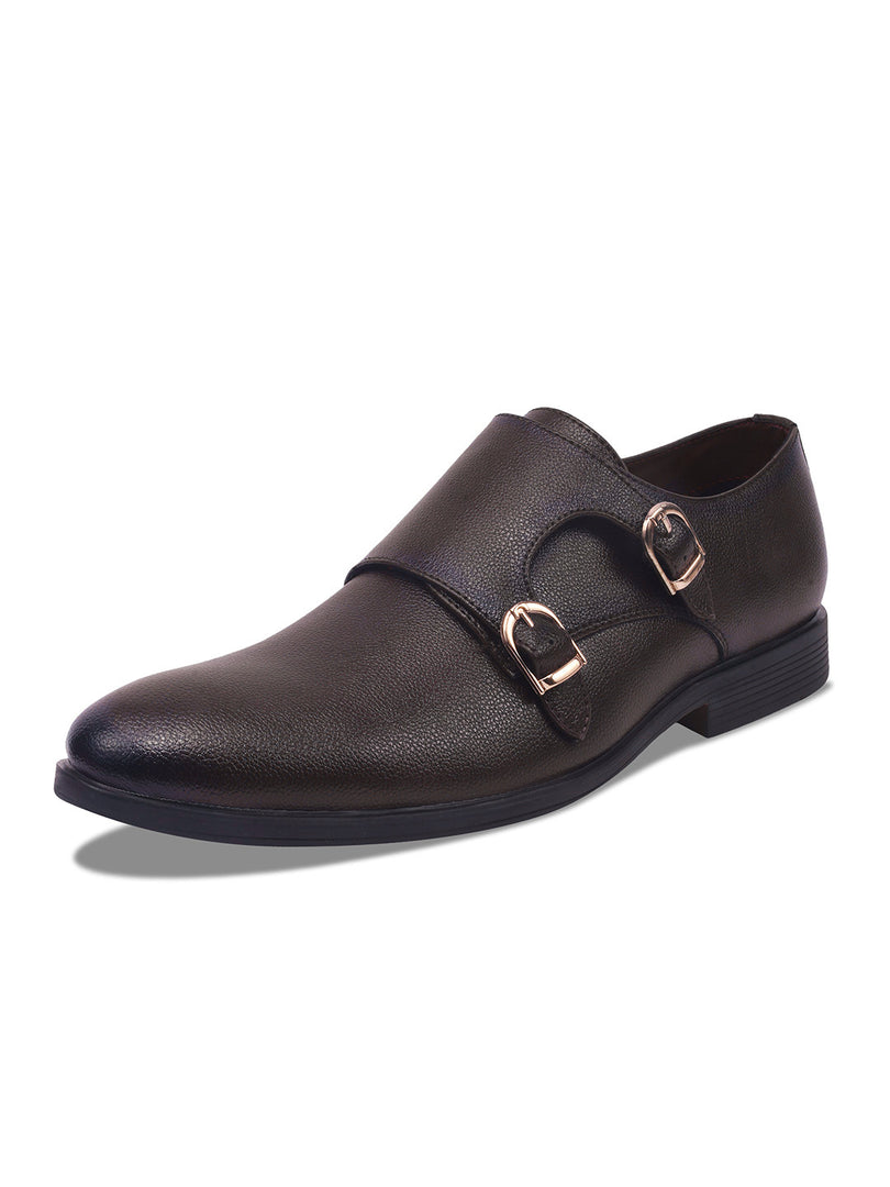 WAVEWALKER JUSTIN Men Premium Double Monk Strap Formal Shoes