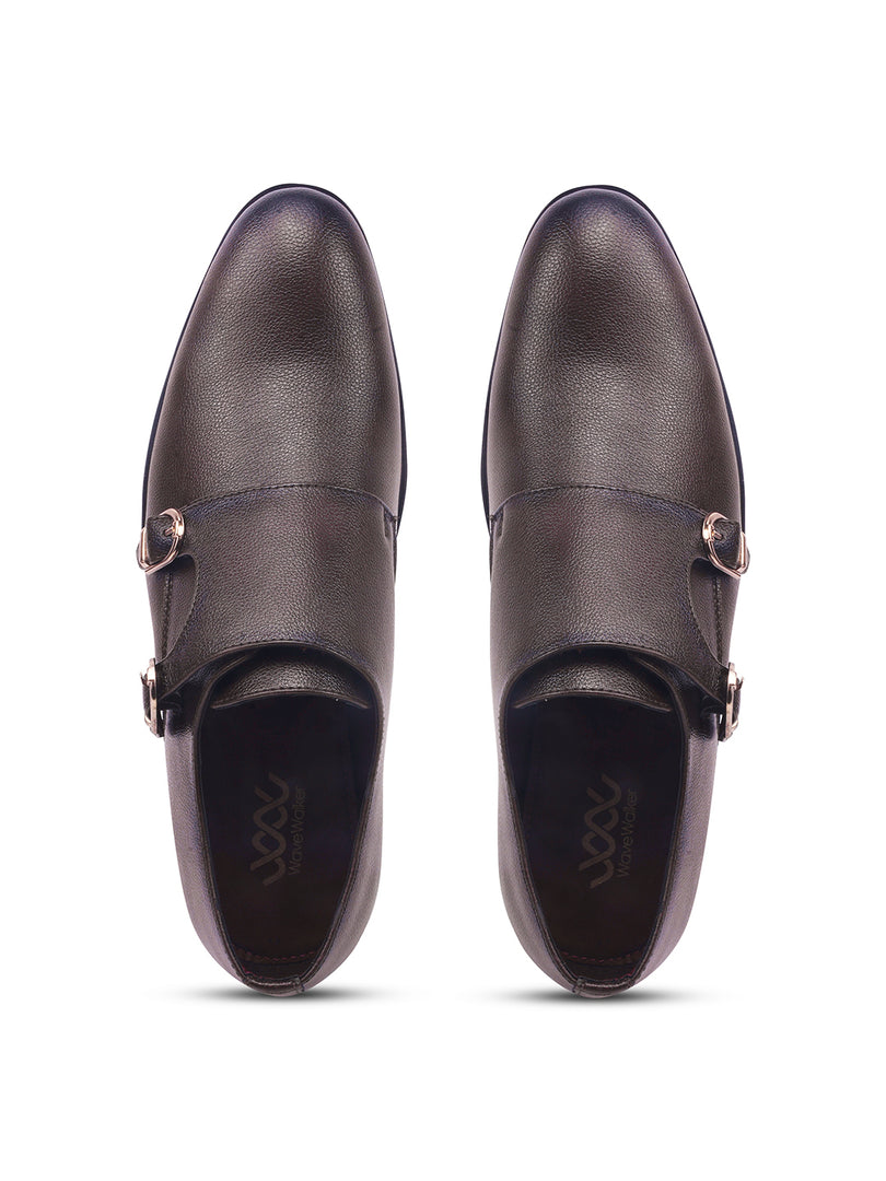 WAVEWALKER JUSTIN Men Premium Double Monk Strap Formal Shoes