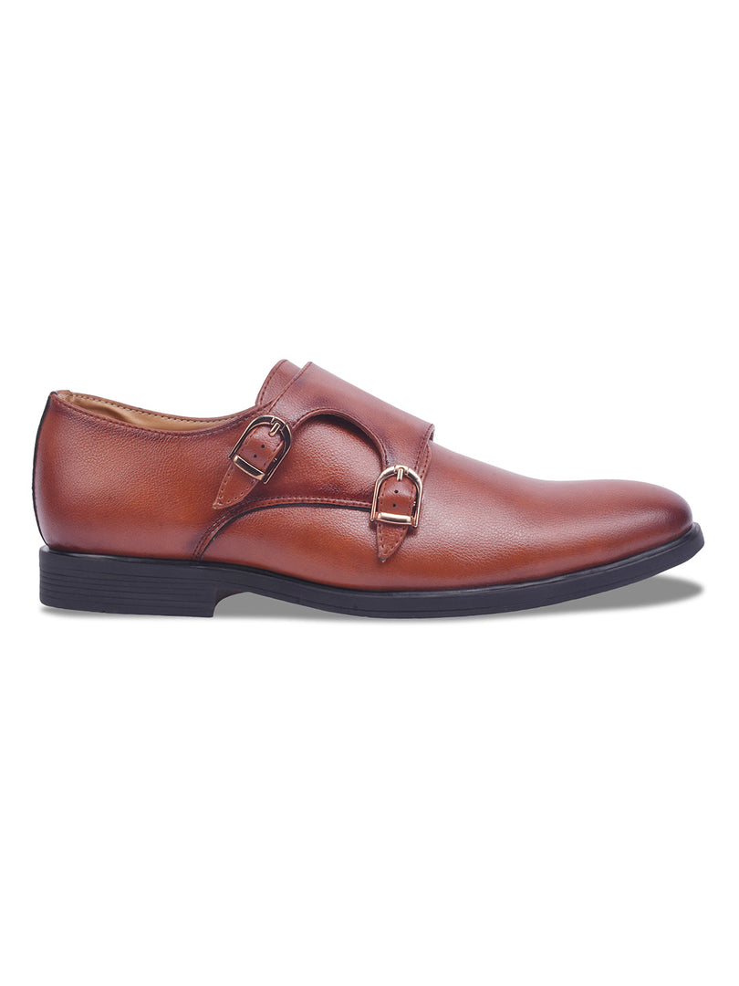 WAVEWALKER JUSTIN Men Premium Double Monk Strap Formal Shoes
