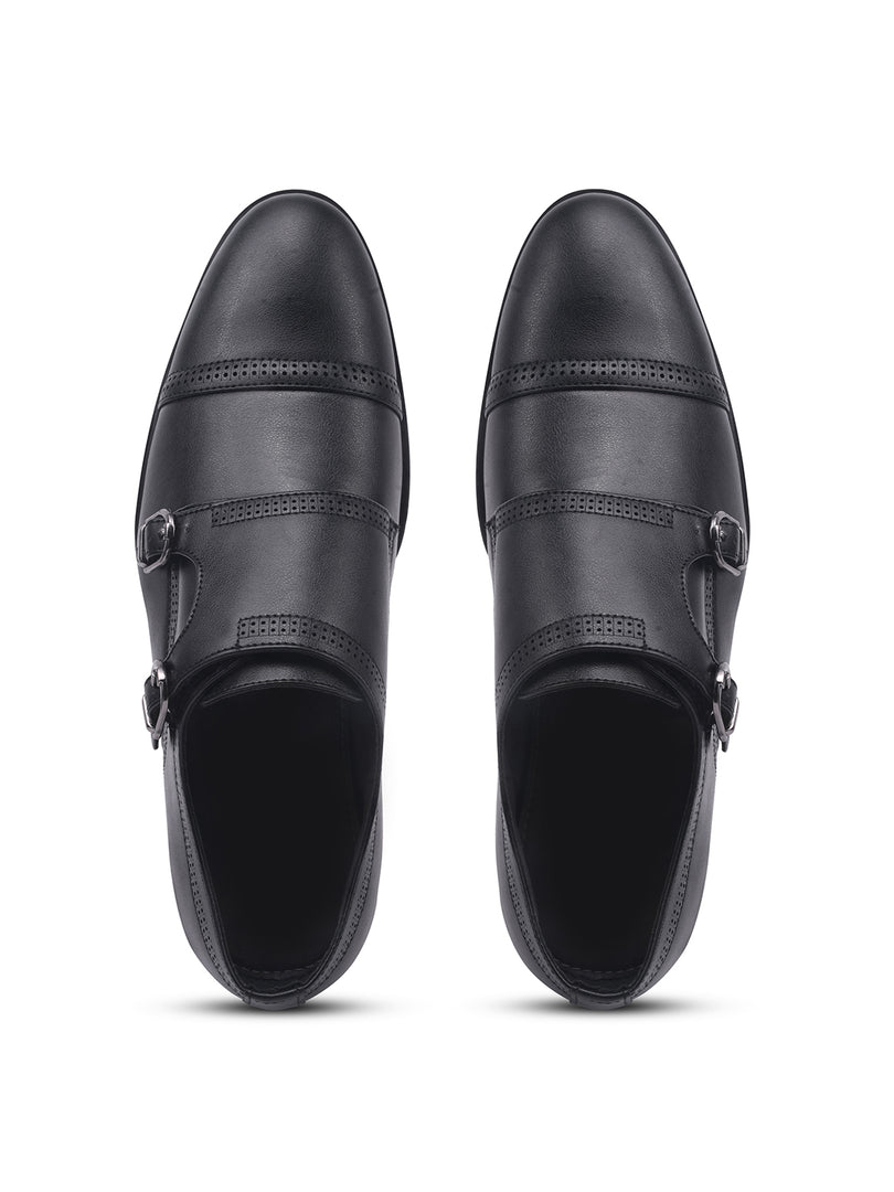 WAVEWALKER JAMES Men Premium Double Monk Strap Formal Shoes