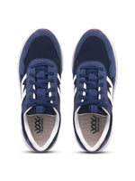 Load image into Gallery viewer, WAVEWALKER KILLER-2 Men Faux Leather Blue Casual Lace-Ups Shoes