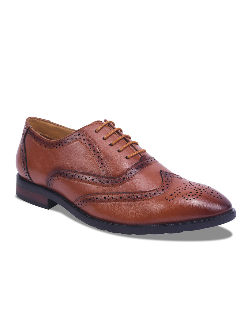 WAVEWALKER ALPHA-3 Refined Craftsmanship Lace-Up Brogue Shoes