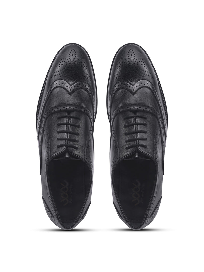 WAVEWALKER ALPHA-3 Refined Craftsmanship Lace-Up Brogue Shoes