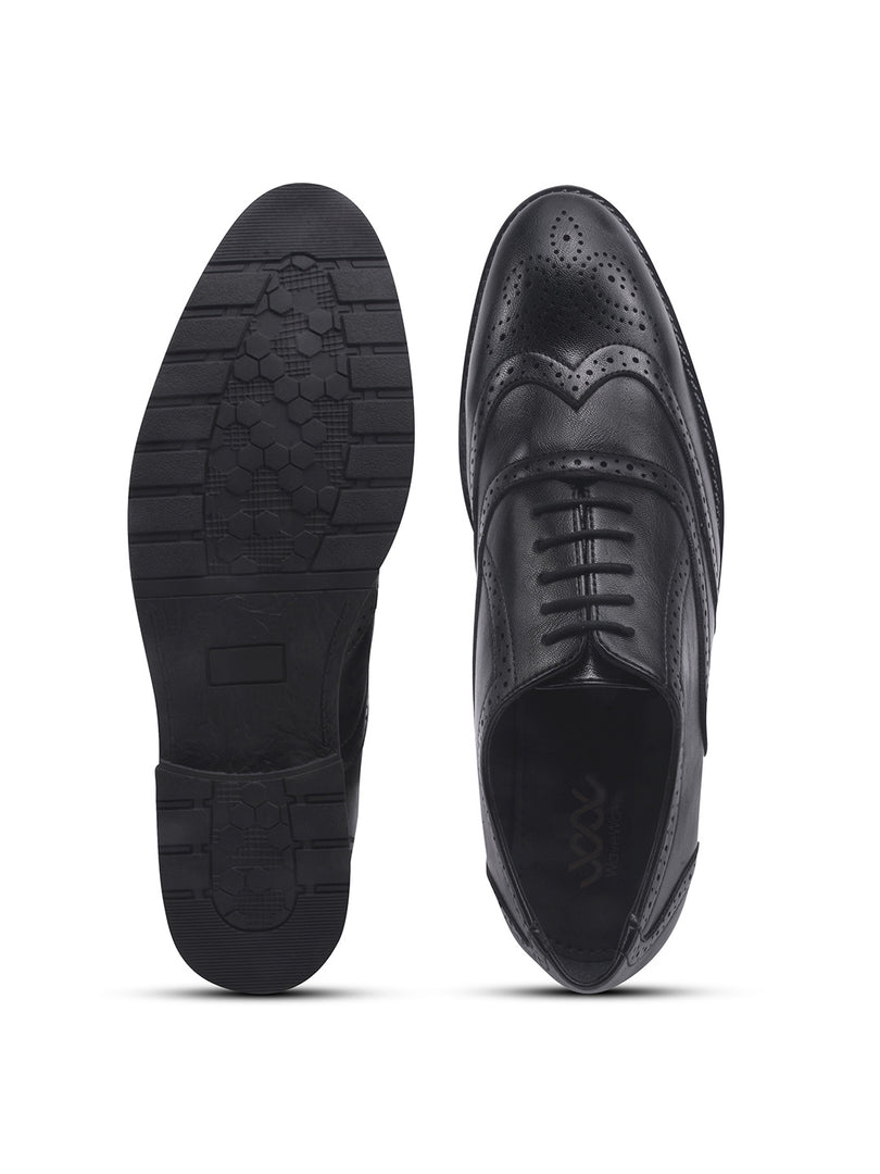 WAVEWALKER ALPHA-3 Refined Craftsmanship Lace-Up Brogue Shoes
