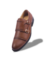 Load image into Gallery viewer, WAVEWALKER JAMES Men Premium Double Monk Strap Formal Shoes